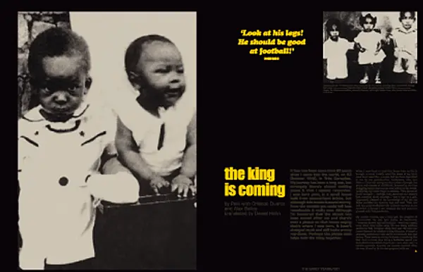 Inside Pelé Book Page 2