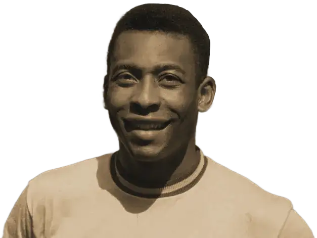 Young Pelé, probably high